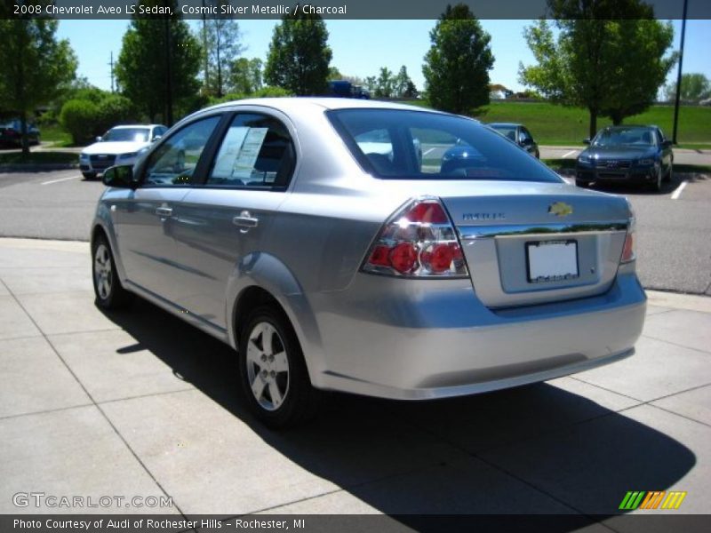 Cosmic Silver Metallic / Charcoal 2008 Chevrolet Aveo LS Sedan
