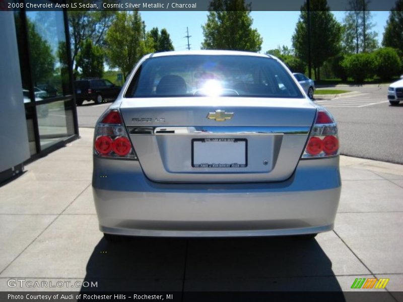 Cosmic Silver Metallic / Charcoal 2008 Chevrolet Aveo LS Sedan