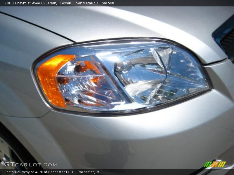 Cosmic Silver Metallic / Charcoal 2008 Chevrolet Aveo LS Sedan