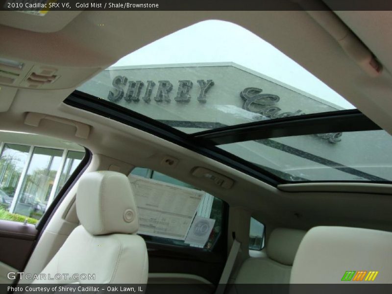 Gold Mist / Shale/Brownstone 2010 Cadillac SRX V6