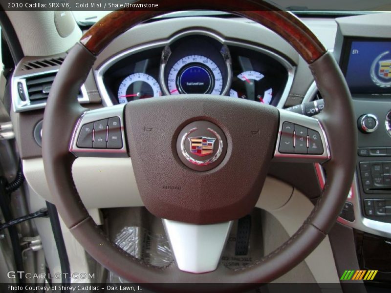 Gold Mist / Shale/Brownstone 2010 Cadillac SRX V6