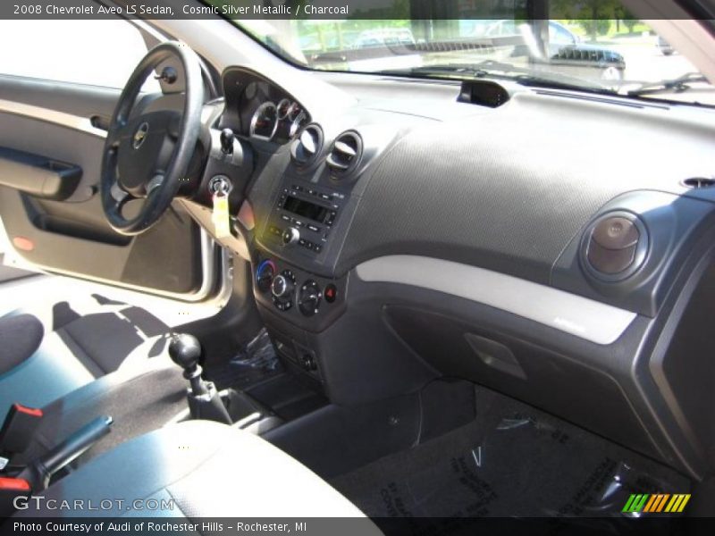 Cosmic Silver Metallic / Charcoal 2008 Chevrolet Aveo LS Sedan