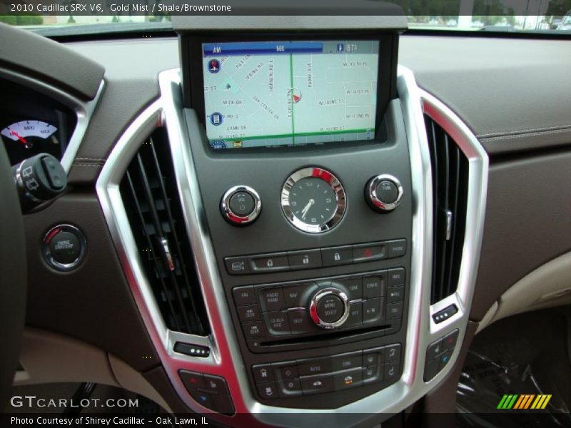 Gold Mist / Shale/Brownstone 2010 Cadillac SRX V6