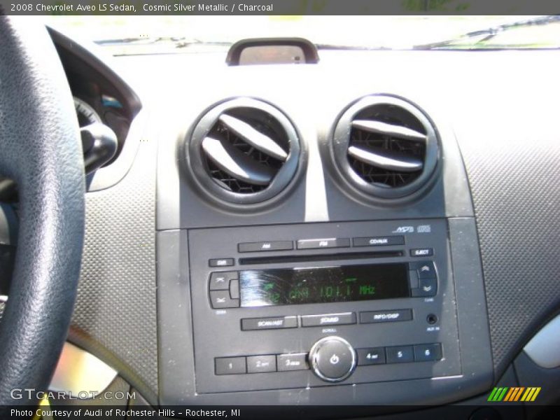 Cosmic Silver Metallic / Charcoal 2008 Chevrolet Aveo LS Sedan