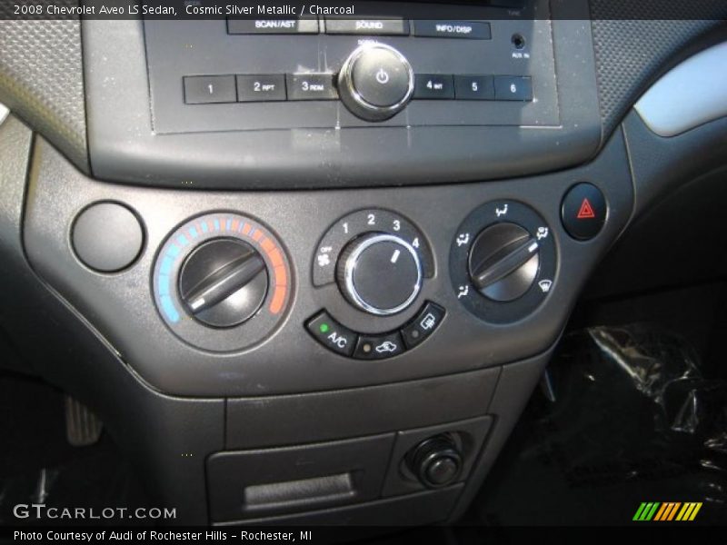 Cosmic Silver Metallic / Charcoal 2008 Chevrolet Aveo LS Sedan