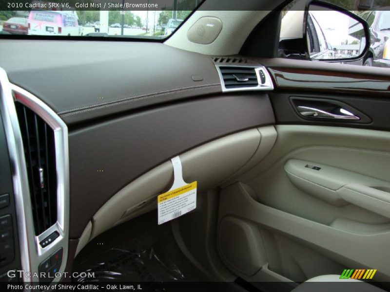 Gold Mist / Shale/Brownstone 2010 Cadillac SRX V6