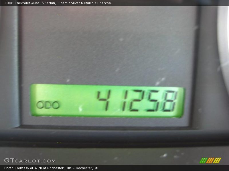 Cosmic Silver Metallic / Charcoal 2008 Chevrolet Aveo LS Sedan