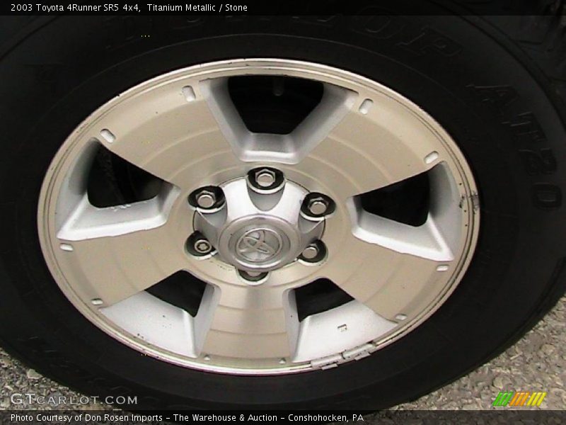 Titanium Metallic / Stone 2003 Toyota 4Runner SR5 4x4