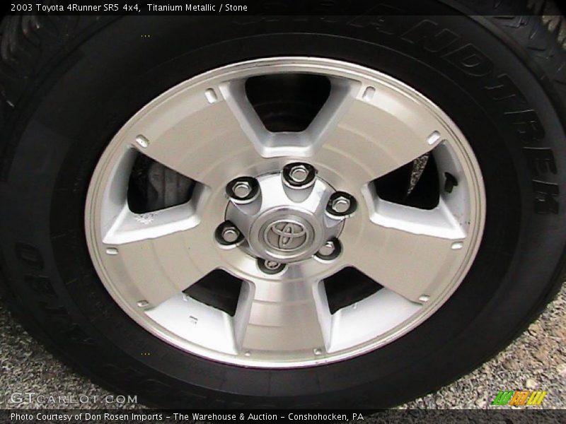 Titanium Metallic / Stone 2003 Toyota 4Runner SR5 4x4