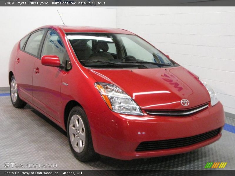 Barcelona Red Metallic / Bisque 2009 Toyota Prius Hybrid