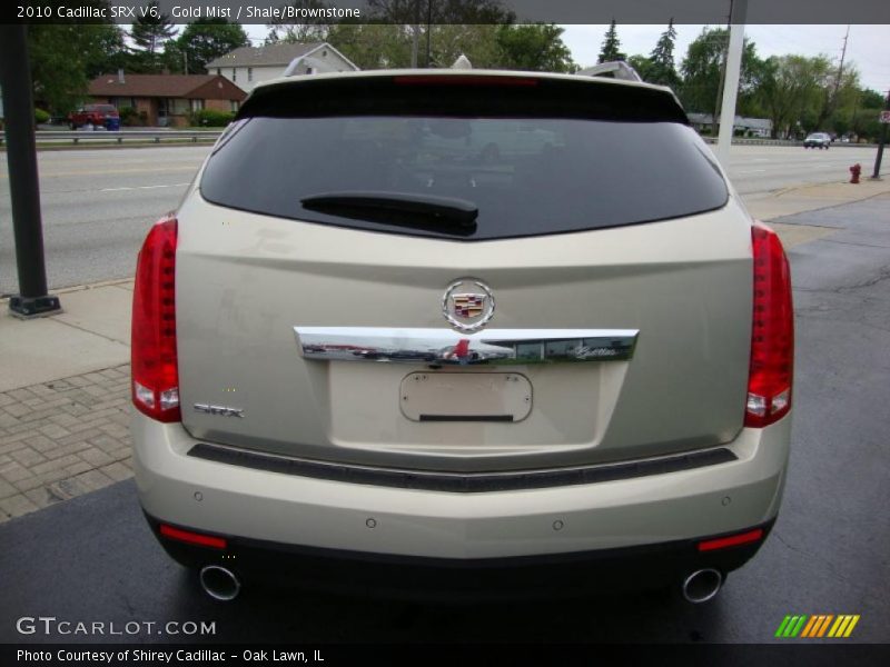 Gold Mist / Shale/Brownstone 2010 Cadillac SRX V6
