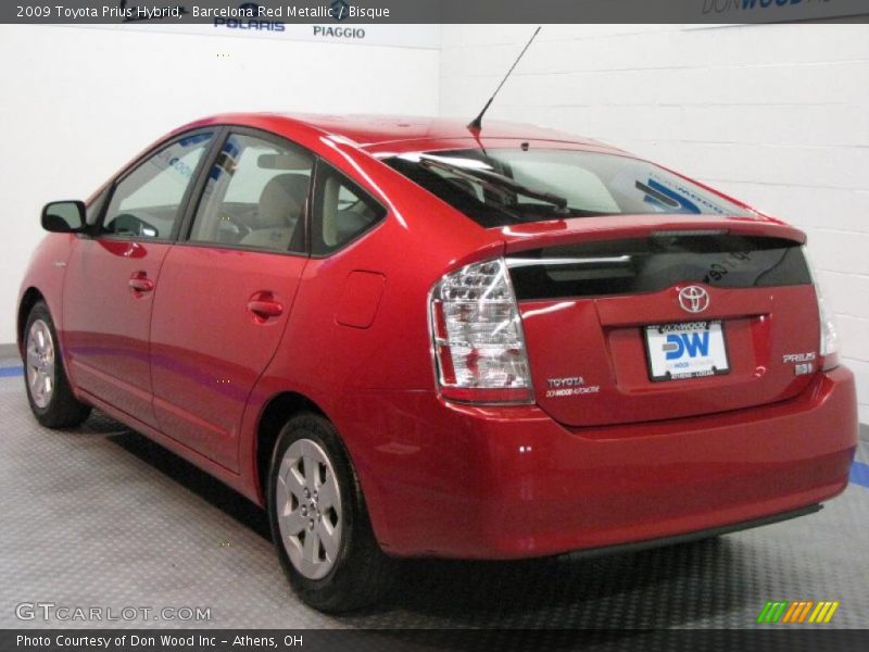 Barcelona Red Metallic / Bisque 2009 Toyota Prius Hybrid