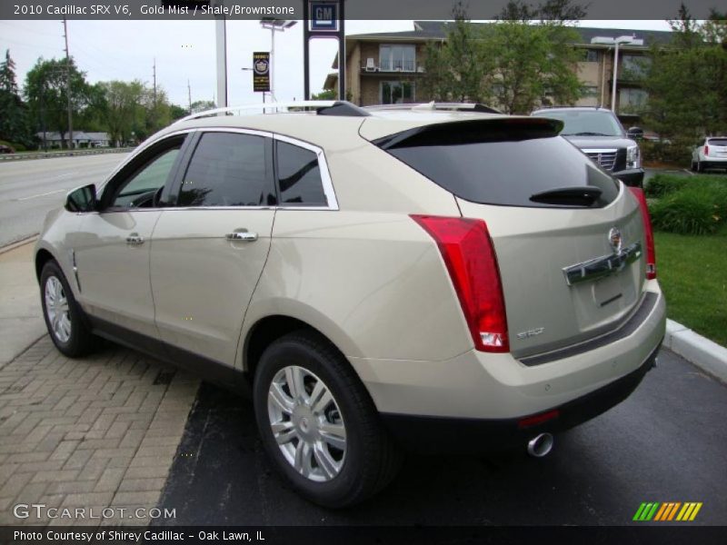 Gold Mist / Shale/Brownstone 2010 Cadillac SRX V6
