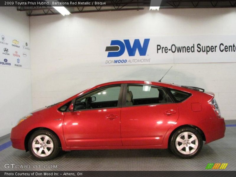 Barcelona Red Metallic / Bisque 2009 Toyota Prius Hybrid