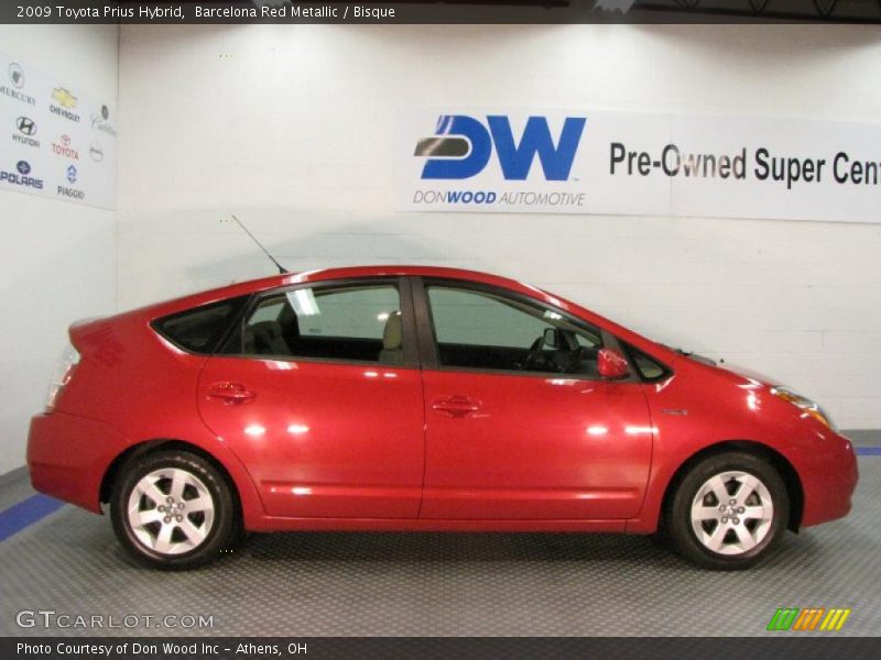 Barcelona Red Metallic / Bisque 2009 Toyota Prius Hybrid