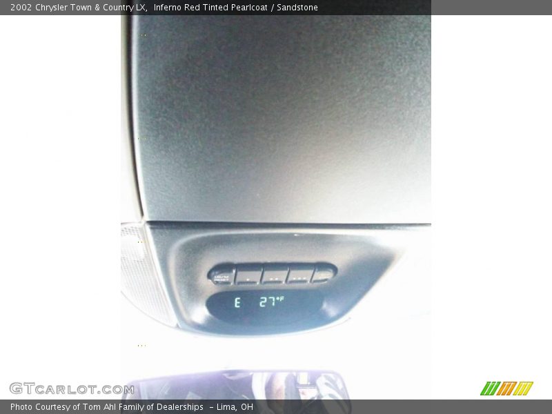 Inferno Red Tinted Pearlcoat / Sandstone 2002 Chrysler Town & Country LX