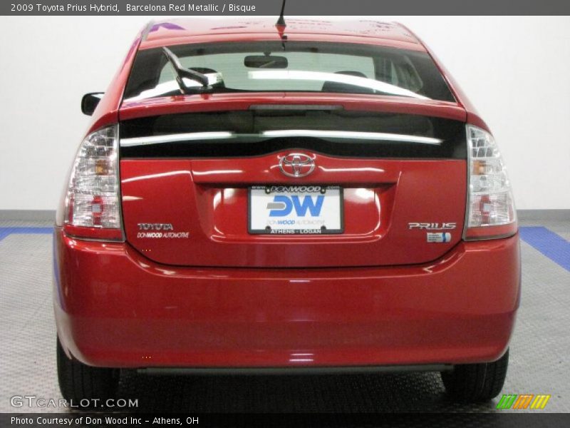 Barcelona Red Metallic / Bisque 2009 Toyota Prius Hybrid