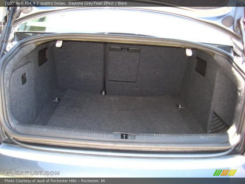 Daytona Grey Pearl Effect / Black 2007 Audi RS4 4.2 quattro Sedan