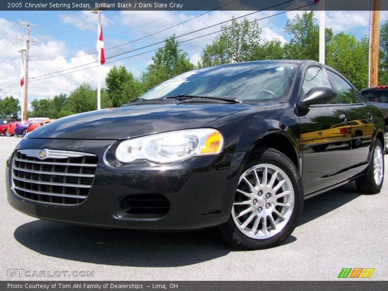 Brilliant Black / Dark Slate Gray 2005 Chrysler Sebring Sedan