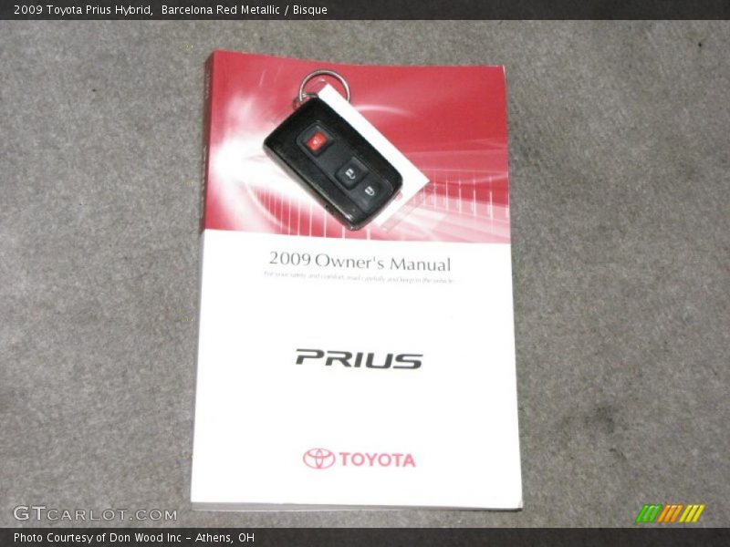 Barcelona Red Metallic / Bisque 2009 Toyota Prius Hybrid