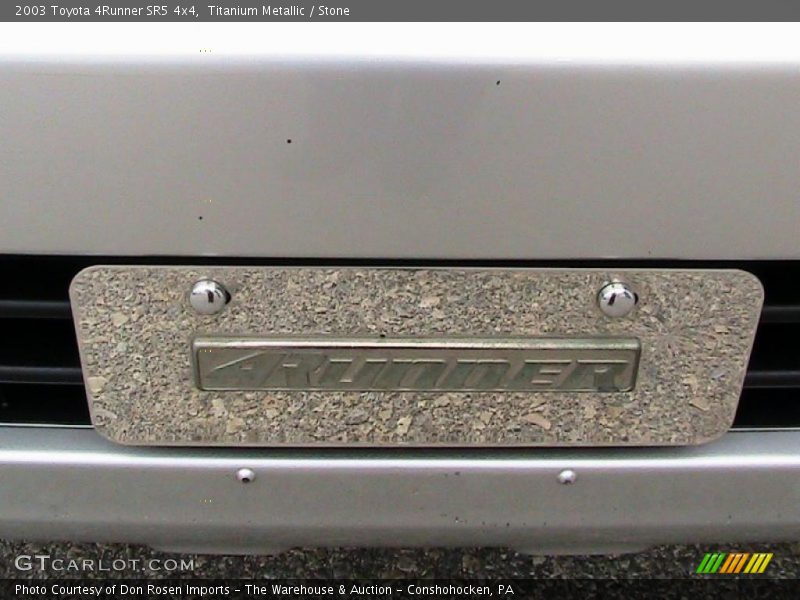 Titanium Metallic / Stone 2003 Toyota 4Runner SR5 4x4