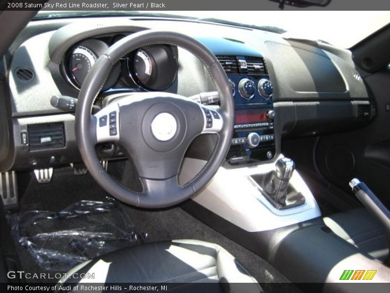 Dashboard of 2008 Sky Red Line Roadster