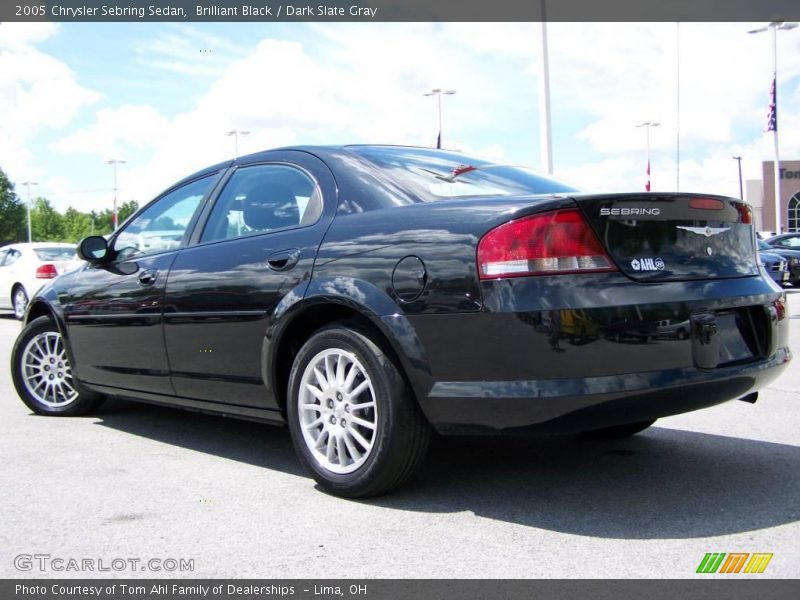 Brilliant Black / Dark Slate Gray 2005 Chrysler Sebring Sedan