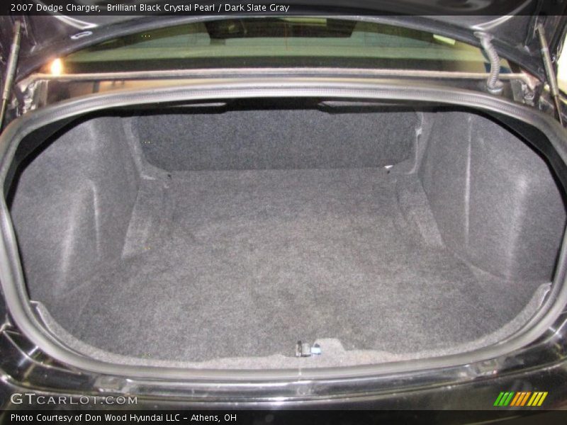Brilliant Black Crystal Pearl / Dark Slate Gray 2007 Dodge Charger