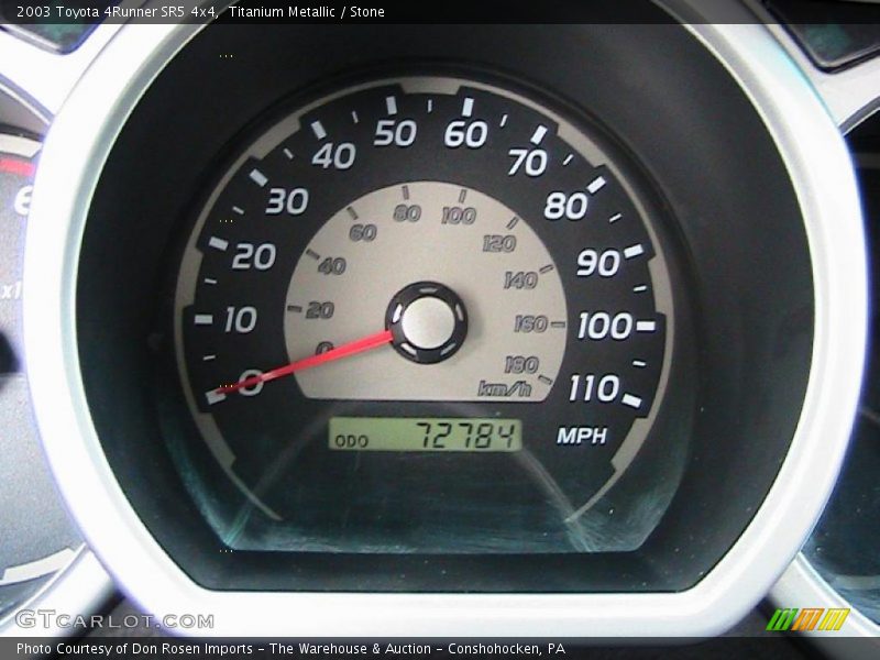 Titanium Metallic / Stone 2003 Toyota 4Runner SR5 4x4