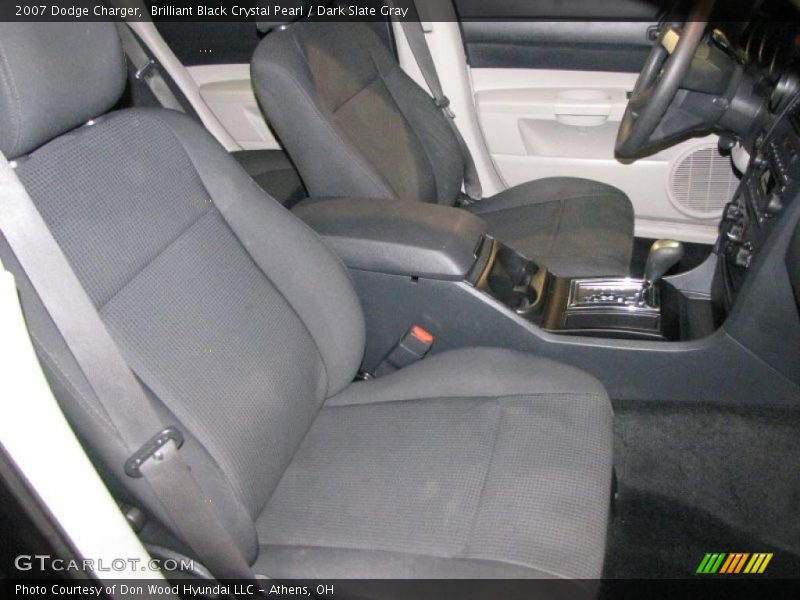 Brilliant Black Crystal Pearl / Dark Slate Gray 2007 Dodge Charger