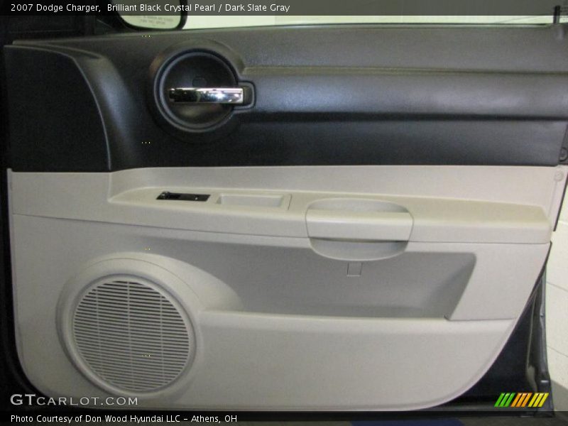 Brilliant Black Crystal Pearl / Dark Slate Gray 2007 Dodge Charger