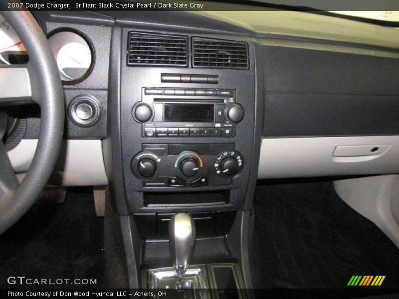 Brilliant Black Crystal Pearl / Dark Slate Gray 2007 Dodge Charger