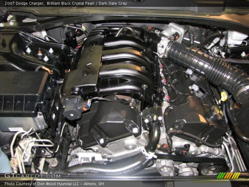 Brilliant Black Crystal Pearl / Dark Slate Gray 2007 Dodge Charger
