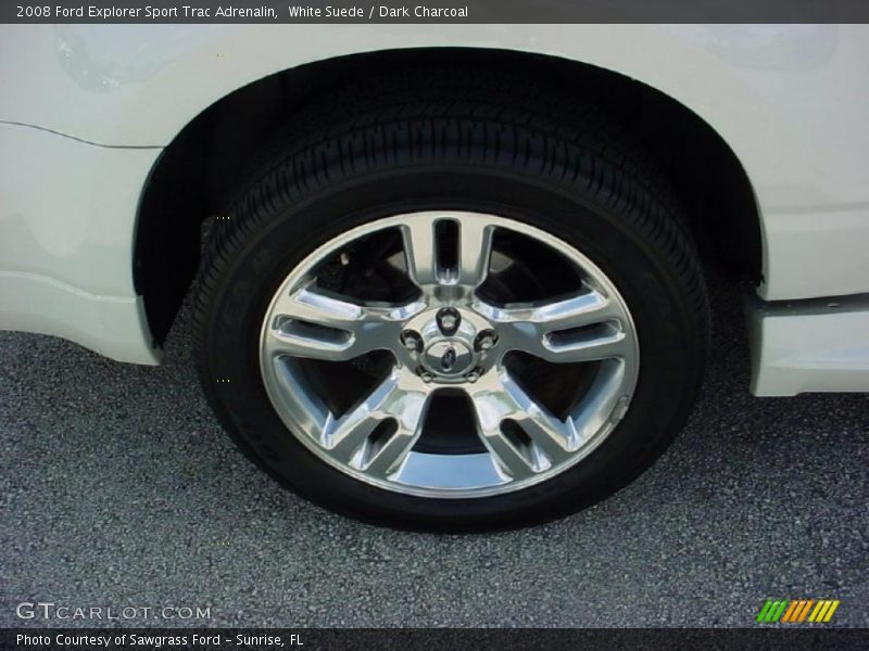 White Suede / Dark Charcoal 2008 Ford Explorer Sport Trac Adrenalin