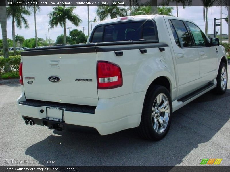 White Suede / Dark Charcoal 2008 Ford Explorer Sport Trac Adrenalin