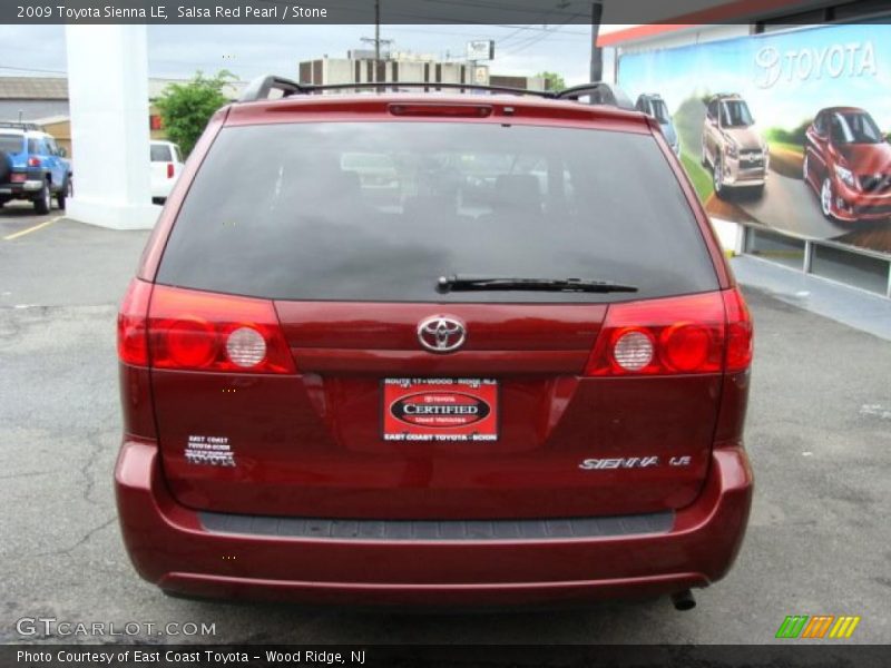 Salsa Red Pearl / Stone 2009 Toyota Sienna LE