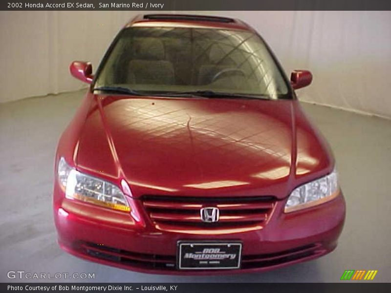 San Marino Red / Ivory 2002 Honda Accord EX Sedan