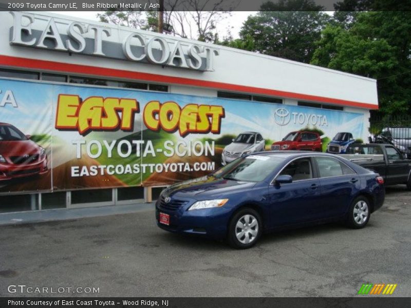 Blue Ribbon Metallic / Ash 2009 Toyota Camry LE