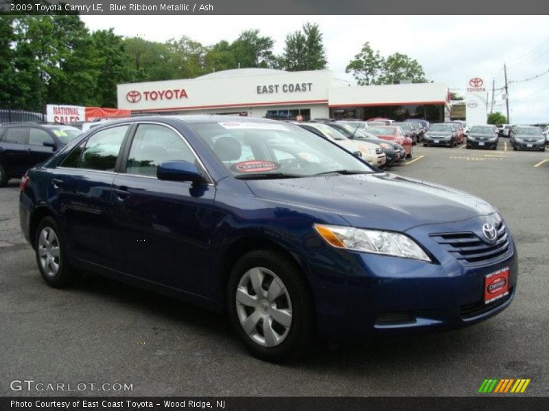 Blue Ribbon Metallic / Ash 2009 Toyota Camry LE