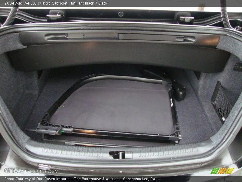 Brilliant Black / Black 2004 Audi A4 3.0 quattro Cabriolet