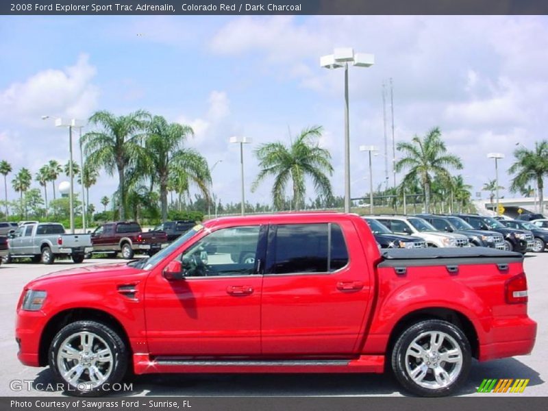 Colorado Red / Dark Charcoal 2008 Ford Explorer Sport Trac Adrenalin