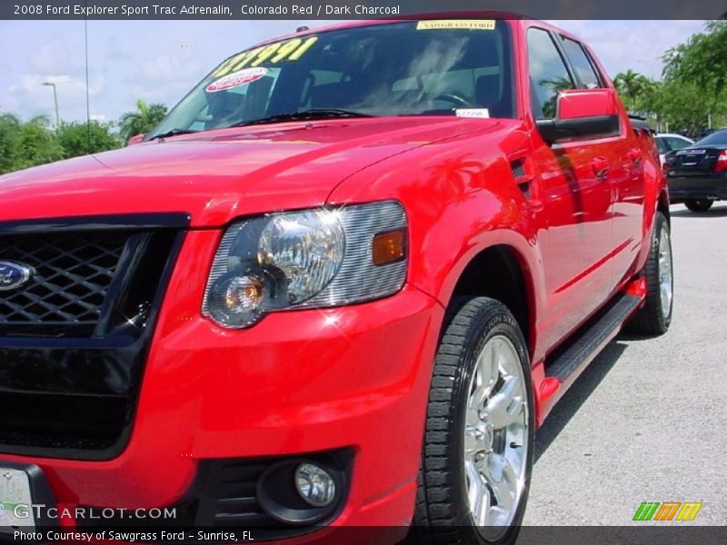 Colorado Red / Dark Charcoal 2008 Ford Explorer Sport Trac Adrenalin
