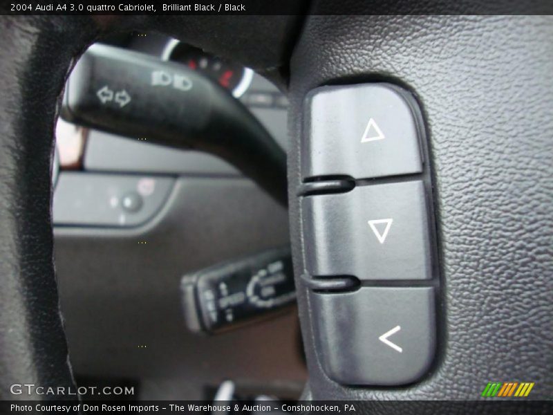 Brilliant Black / Black 2004 Audi A4 3.0 quattro Cabriolet