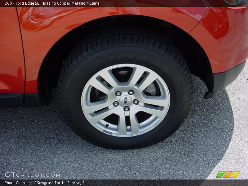 Blazing Copper Metallic / Camel 2007 Ford Edge SE