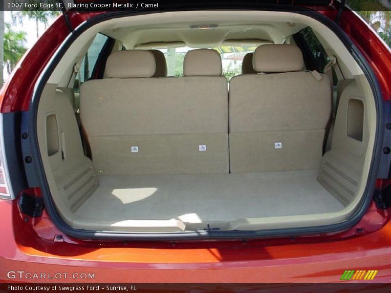 Blazing Copper Metallic / Camel 2007 Ford Edge SE