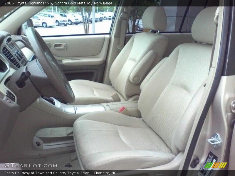 Sonora Gold Metallic / Ivory Beige 2006 Toyota Highlander V6