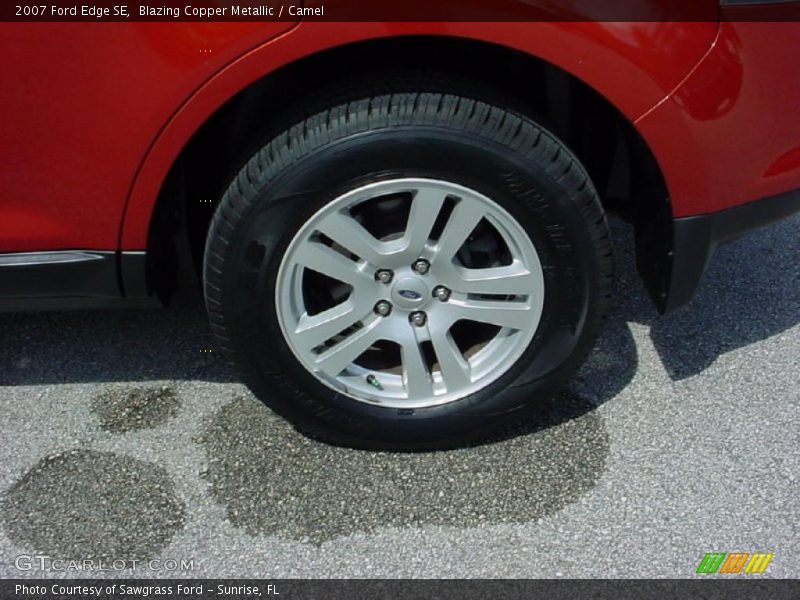 Blazing Copper Metallic / Camel 2007 Ford Edge SE
