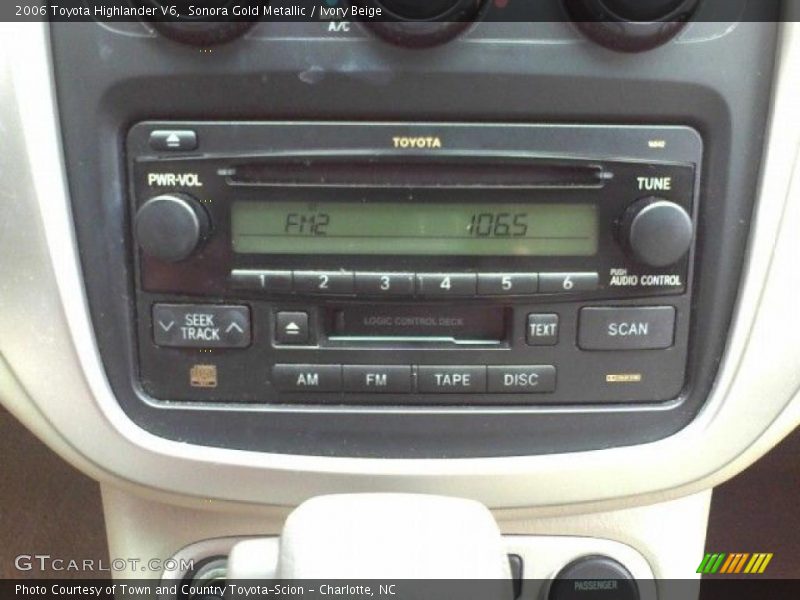 Sonora Gold Metallic / Ivory Beige 2006 Toyota Highlander V6