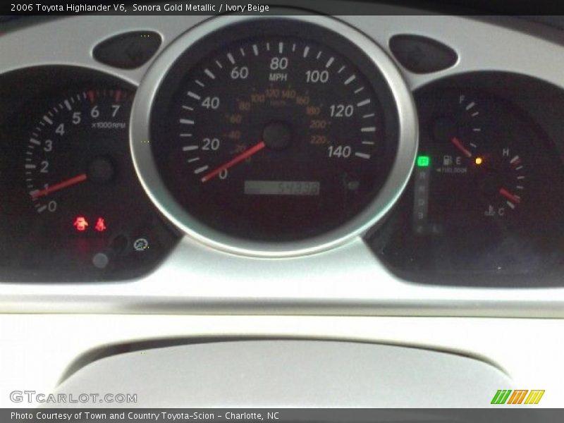 Sonora Gold Metallic / Ivory Beige 2006 Toyota Highlander V6