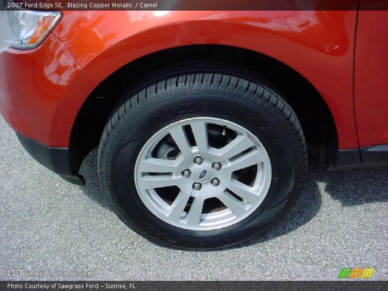 Blazing Copper Metallic / Camel 2007 Ford Edge SE
